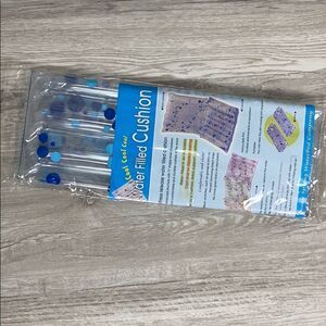NWT Ocean Spring Water Filled Cushion
